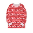 thumbnail image 4 of Ensemble de Pyjamas Tenue Parent-Enfant Costumes de Noël Patchwork à Carreaux Imprimés Vêtements de Maison Col Rond Manches Longues Pyjamas Ensemble Deux Pièces Pyjamas de Noël Ensemble Familial en Liquidation, 4 of 9