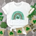 thumbnail image 2 of CEHVOM T-Shirt Femme Col Rond Manches Courtes Imprimé Saint-Patrick, 2 of 4