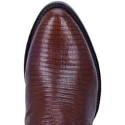 Dan Post Boots Mens Winston Lizard Embroidered Pull On Round Toe Cowboy Mi