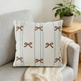 thumbnail image 5 of Detachable Bow Pillow for Bedroom, Office Chair, and Sofa, Soft Flock Material, Versatile Indoor/Outdoor Use, for Holiday Decor and, 5 of 6