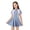 AB81 Light Blue, variant on Tisuna Girls One Piece Swimsuit Dress For Big Kids Color Block Short Sleeve Half Zip Collar Swimwear Breathable Stretch Youth Athletic Training Sportswear Light Blue Size 12-13 Years