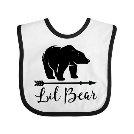 

Inktastic Lil Bear Boys Cute Baby Outfit Gift Baby Boy Bib