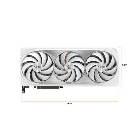 GIGABYTE - NVIDIA GeForce RTX 4090 Aero OC 24GB GDDR6X PCI Express 4.0 Graphics Card - White