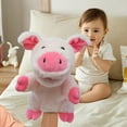 thumbnail image 4 of Pig Hand Puppet with Movable Mouth, Soft Fabric Interactive Role Play Toy for 3+ Years, Storytelling Companion, 4 of 9