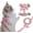 Pink-S, variant on UPITOR Escape Proof Cat Harness and Leash Set - Lightweight and Breathable - Adjustable for Small Pets for Cat for Pet Cat Kitten Puppy Rabbit Ferret(Pink,S)