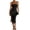 Black, variant on Qiopertar Women's Square Neck Spaghetti Strap Ruched Bodycon Midi Dress Cocktail Party Night Out Elegant Slit Sleeveless Fitted Solid Color, Wine S