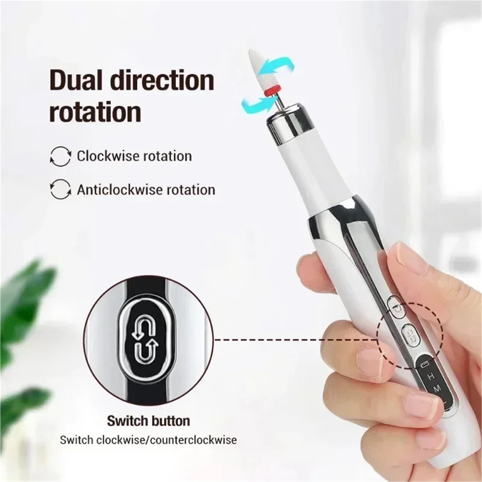 Electric Nail Drill Machine Set Polish Manicure Professional Nail Polishing Tool Pedicure Grinding Equipment Mill for Gel Nail