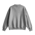 thumbnail image 4 of Textilo Womens V Neck Button Down Sweatshirt Jacket Long Sleeve Cardigan Sweatshirt with Pockets Solid Color Jackets 2026 Y2k Casual Fall Spring Comfy Clothing,Gray M, 4 of 4