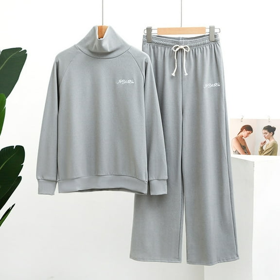 Pajamas for Women Set Cotton Soft Winter,Women's Fuzzy Lounge Casual Pajamas Sets Long Sleeve Fleece Pullover and Pants Set 2 Piece Fluffy Loungewear Sleepwear