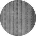 thumbnail image 1 of Ahgly Company Indoor Round Oriental Gray Modern Area Rugs, 7' Round, 1 of 4