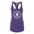 thumbnail image 2 of Wild Bobby Official Bigfoot Search Team Funny Sasquatch Pop Culture Women Racerback Tank Top, 2 of 3