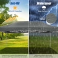 thumbnail image 3 of HOTEEL Tents for Parties, 10x20 Pop up Canopy Heavy Duty, Commercial Outdoor Canopy Tent for Event Wedding, All Season Wind UV 50+&Waterproof Gazebo with Roller Bag, Thickened Legs, Gray, 3 of 11