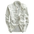 thumbnail image 2 of pstuiky camisetas de manga larga para hombre, Camisa deportiva de manga corta con solapa y cremallera a rayas para hombre camisetas de hombre m, 2 of 8
