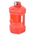 thumbnail image 1 of 2.3 Liter Hexagon BPA Free Reusable Plastic Drinking Water Bottle Jug Container w/ Hand Holder Canteen and Stainless Steel Cap, 1 of 4