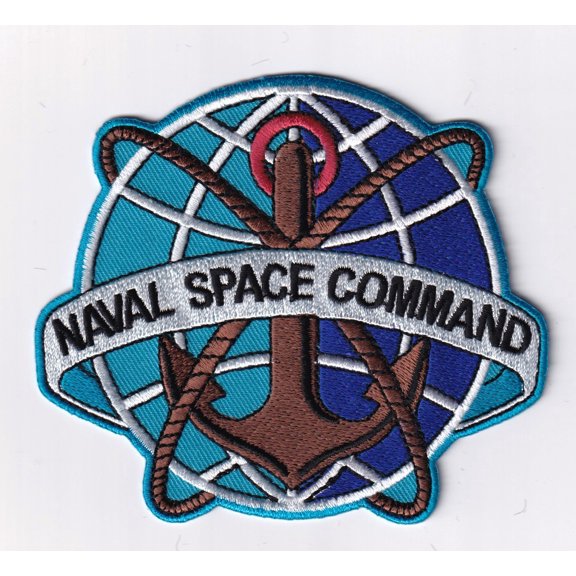 Naval Space Command Patch, 4 inches, Hook and Loop
