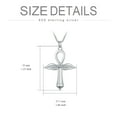 thumbnail image 3 of AOBOCO Cross Urn Necklace for Ashes S925 Sterling Silver Cross Memorial Cremation Ashes Urn Pendant Necklace Keepsake Jewelry Urn, 3 of 6