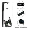thumbnail image 2 of WIRESTER Shockproof Soft Rubber Cover Case for Samsung Galaxy S25 Ultra 6.8" 2025, Animal Black White Tuxedo Cat, 2 of 5