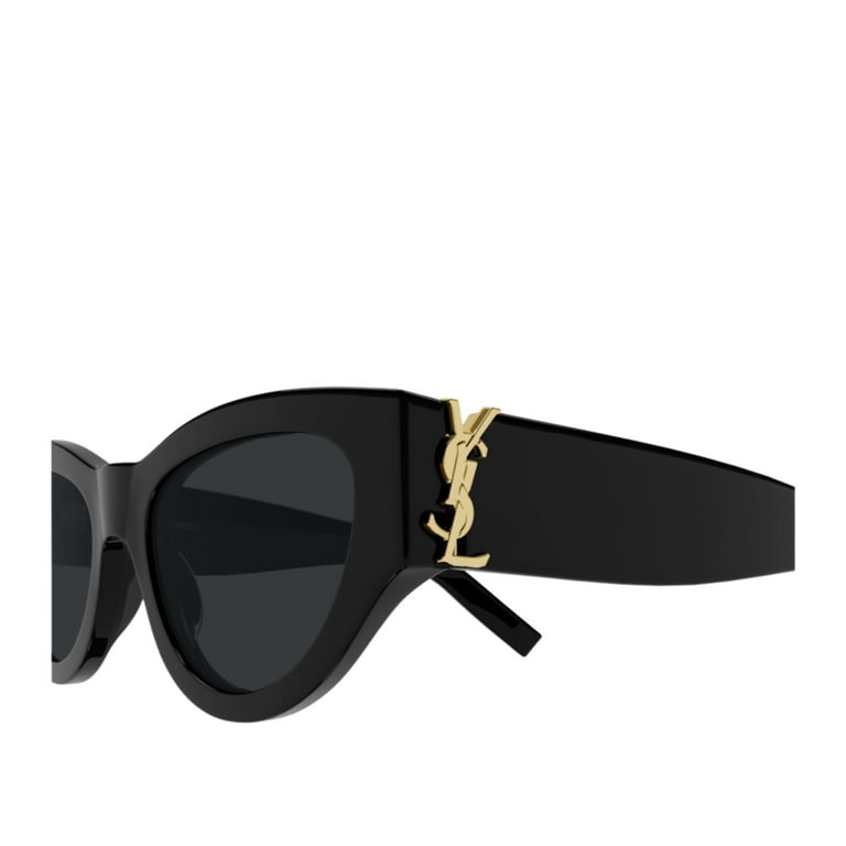 サングラス SAINT LAURENT Woman Sunglasses Grey SLM94 001 Saint Laurent Women's SL M94-001 Black Cat-Eye Sunglasses