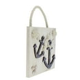 thumbnail image 2 of Northlight 7” Cape Cod Inspired Double Anchor Wall Hanging Plaque with Seashells, 2 of 3