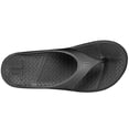 thumbnail image 3 of TELIC Adult Unisex Energy Flip Flops, Midnight Black, 2XS (US-102-01-2XS), 3 of 7