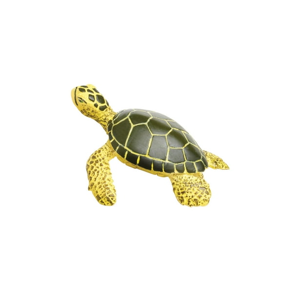 Safari Ltd. Green Sea Turtle Baby Figurine - Realistic 2.38" Model Figure - Educational Toy for Boys, Girls, and Kids Ages 1 