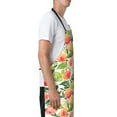 thumbnail image 3 of Pofeuu Fruits Peach1 Print Waterproof Apron with Pockets Adjustable Cooking Aprons Kitchen Bib for Baking Household Cleaning, 3 of 8