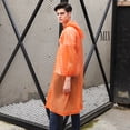 thumbnail image 3 of 2 juegos de impermeable de una sola pieza para senderismo al aire libre, impermeable no desechable para adultos, impermeable transpirable grueso de EVA, 3 of 5