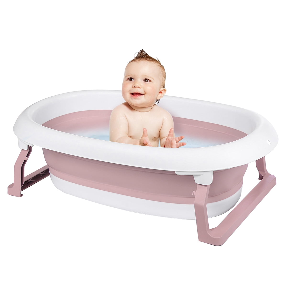 Munchkin Sit and Soak Baby Bath Tub with Built-in Support Bump and Padded Foam 