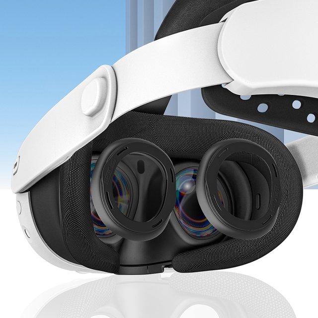 Anillo Protector Antirrayas Marco magnético y lente antiluz azul, espaciador de lentes VR para Meta Quest 3