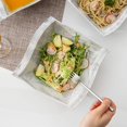thumbnail image 5 of MALACASA Soup Bowl Sets, Porcelain Dishes Set Marble Grey, Series Flora, 3-Piece Square (7", 8.5", 10"), 5 of 9