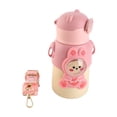 thumbnail image 2 of Tasse en Paille en Acier Inoxydable, Bouteille d'Eau Isolée pour Enfants avec Sangle pour l'École, 2 of 7