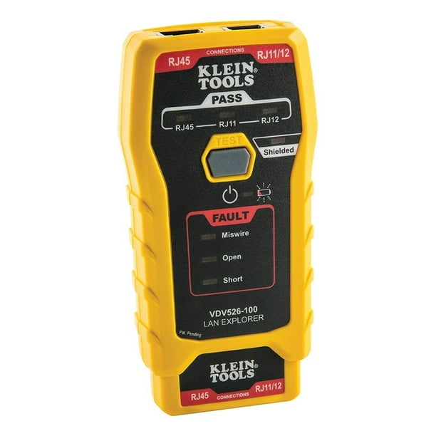 Probador Cable Datos Rj11 Rj12 Rj45 Con Control Klein Tools Klein Tools N/A