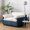 Blue, variant on YWEN Oversized Single Sofa Chair with Wide and Deep Seat, Accent Chair with Color Blocking, Modern Upholstered Comfy Armchair with Pillows for Living Room, Apartment and Bedroom