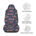 thumbnail image 4 of Fuzoiu Fire Truck 1 Print Elastic Car Seat Covers, Seat Cover Protector,Universal Fit Interior Covers for Most Cars,Washable Seat Cover Non Slip for SUV,Sedan,Van, 4 of 5
