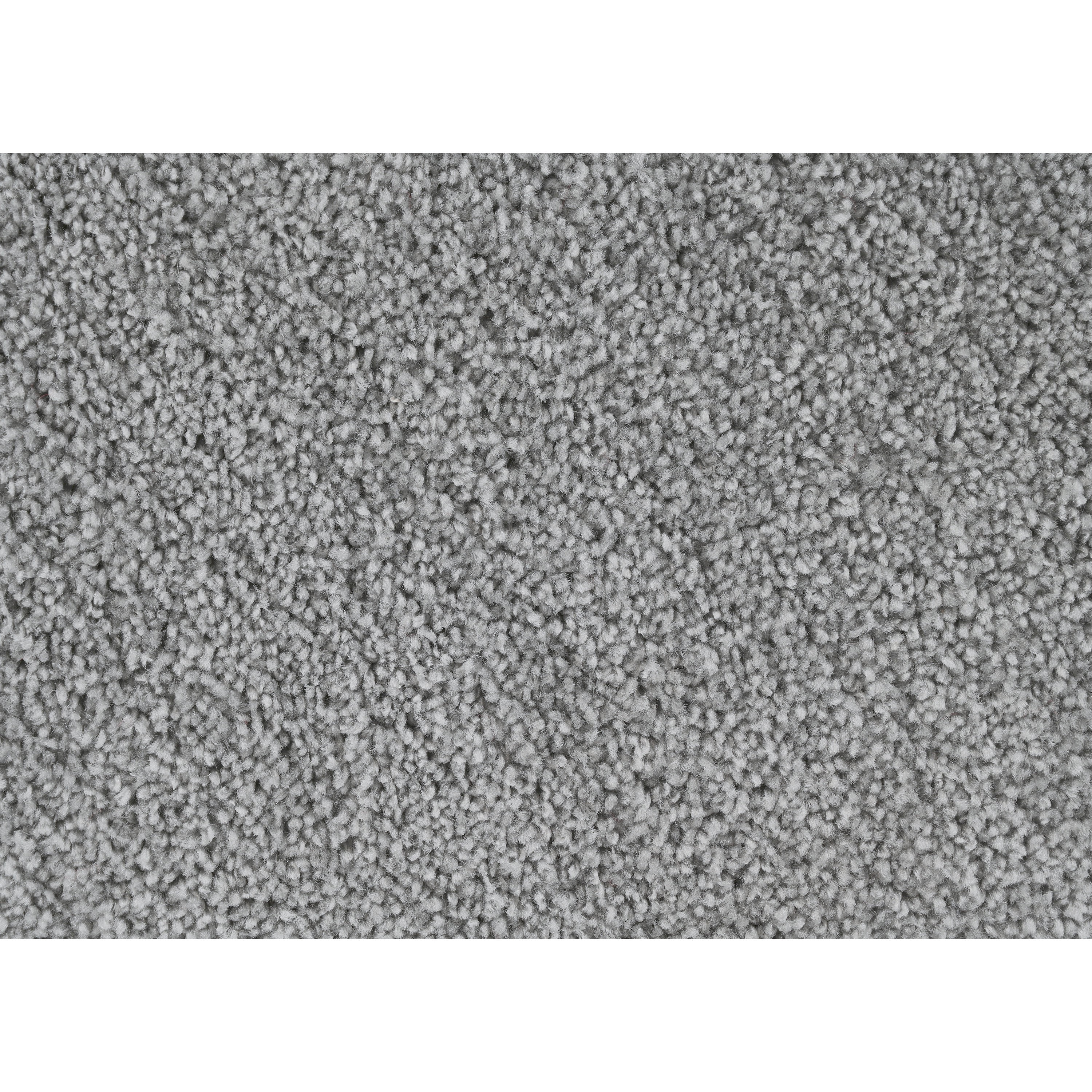 Garland Rug Palmer Plush Washable Silver Indoor Runner Rug, 2' x 6'