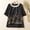 Black womens top dressy casual, variant on Wycnly Womens Tops Dressy Casual Loose Fit Irregular Side Slit Cotton Linen Fashion Pullover Shirts Summer Short Sleeve Round Neck Tops Leaves Print Blouse Beige l