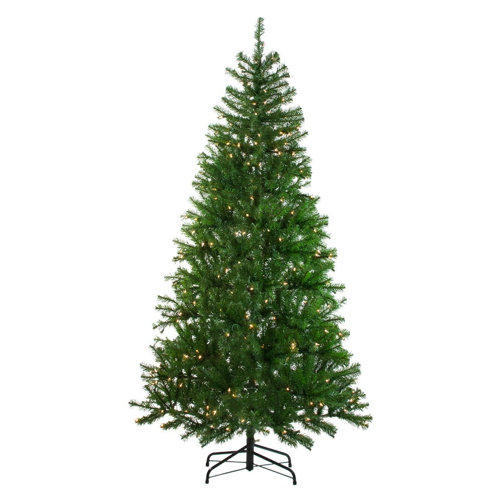 Northlight 7 ft. Prelit Artificial Vail Spruce Christmas Tree - Walmart ...