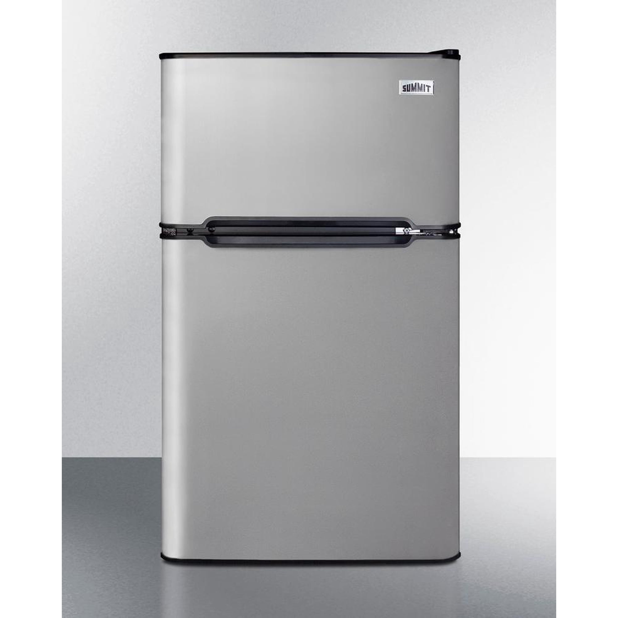 Summit 19" Wide 2-Door Refrigerator/Freezer - Stainless Steel