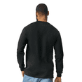 thumbnail image 5 of Gildan Men's Ultra Cotton Long Sleeve Pocket T-Shirt, Crew Neck Black Blank Durable Tee, M, 5 of 5