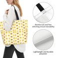 thumbnail image 3 of Disketp Cute Yellow Duck Bolsa Tote Estampada para Mujer, Bolso de Hombro y de Mano para Compras y Viajes, 3 of 8