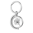 thumbnail image 1 of Llavero de Metal Unbranded Planta flores de diente de León silueta, 1 of 2