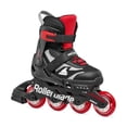 thumbnail image 1 of Rollerblade Microblade Patines en línea ajustables para fitness para niños, color negro/rojo, patines en línea de rendimiento para jóvenes y jóvenes, 1 of 6