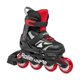 thumbnail image 1 of Rollerblade Microblade Patines en línea ajustables para fitness para niños, color negro/rojo, patines en línea de rendimiento para jóvenes y jóvenes, 1 of 6