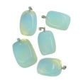 thumbnail image 3 of 5 Pieces Irregular Pendants Charms Crystal Beads For DIY Necklace Jewelry Making Gem Pendants Bulk Moonstone, 3 of 5