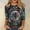 Multicolor, variant on SOOMLON Womens 3/4 Length Sleeve Tops Plus Size Tunic Cotton Vintage Tops Casual Crew Neck Shirts Funny Ethnic Graphic T Shirts 2025 Trendy Spring Summer Ladies Tops Loose Fit Outfits Pullover XL