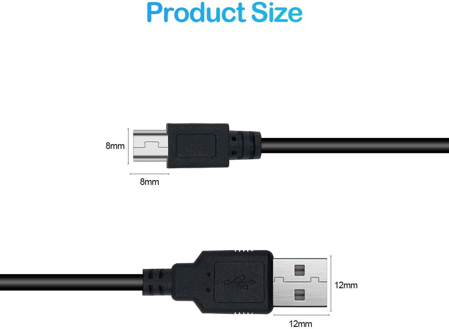 Mini USB Date Charging Cable for Garmin NUVI 1200 1250 1260T 1300 1350 205 