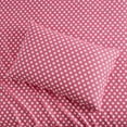 thumbnail image 3 of Kute Kids 3-Piece Ultra Soft Minnie Pink Polka Dot Microfiber Woven Sheet Set, Twin, 3 of 6