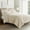 Undyed Cream, variant on Levtex Home - Cloud Waffle Quilt Set - Full/Queen Quilt and Two Standard Shams - Waffle Textured - Bright White - Quilt (88x92in.) and Shams (20x26in.) - Reversible - Cotton