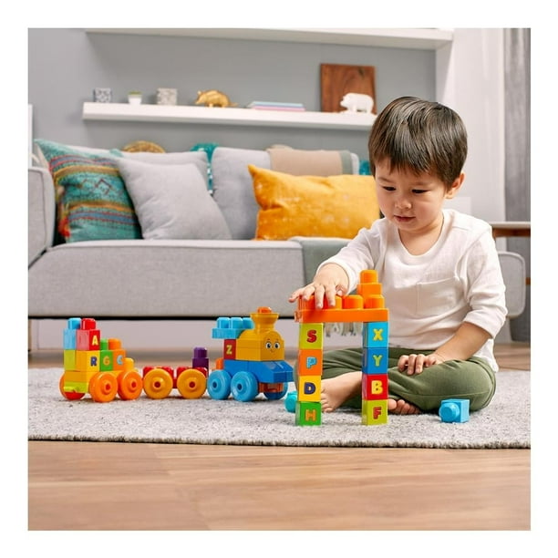 Set de Construcción Mega Bloks Fisher Price Tren ABC Musical con