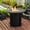 Black#5, variant on Tabletop Heater, 28" Propane Gas Fire Pit Table, 50000 BTU Square Steel Fire Pit for Outside Patio Deck Garden Backyard-Black, Black Patio Heater,Steel Outdoor Heater For Deck